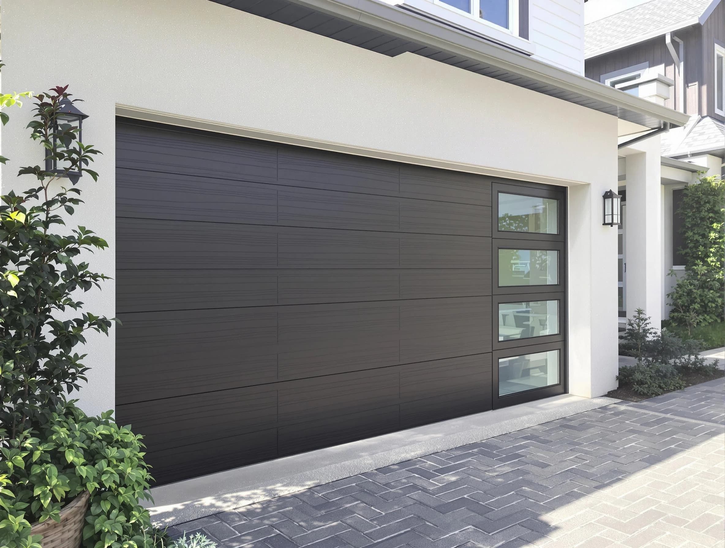 Custom garage door installation by Everett Garage Door Repair in Everett