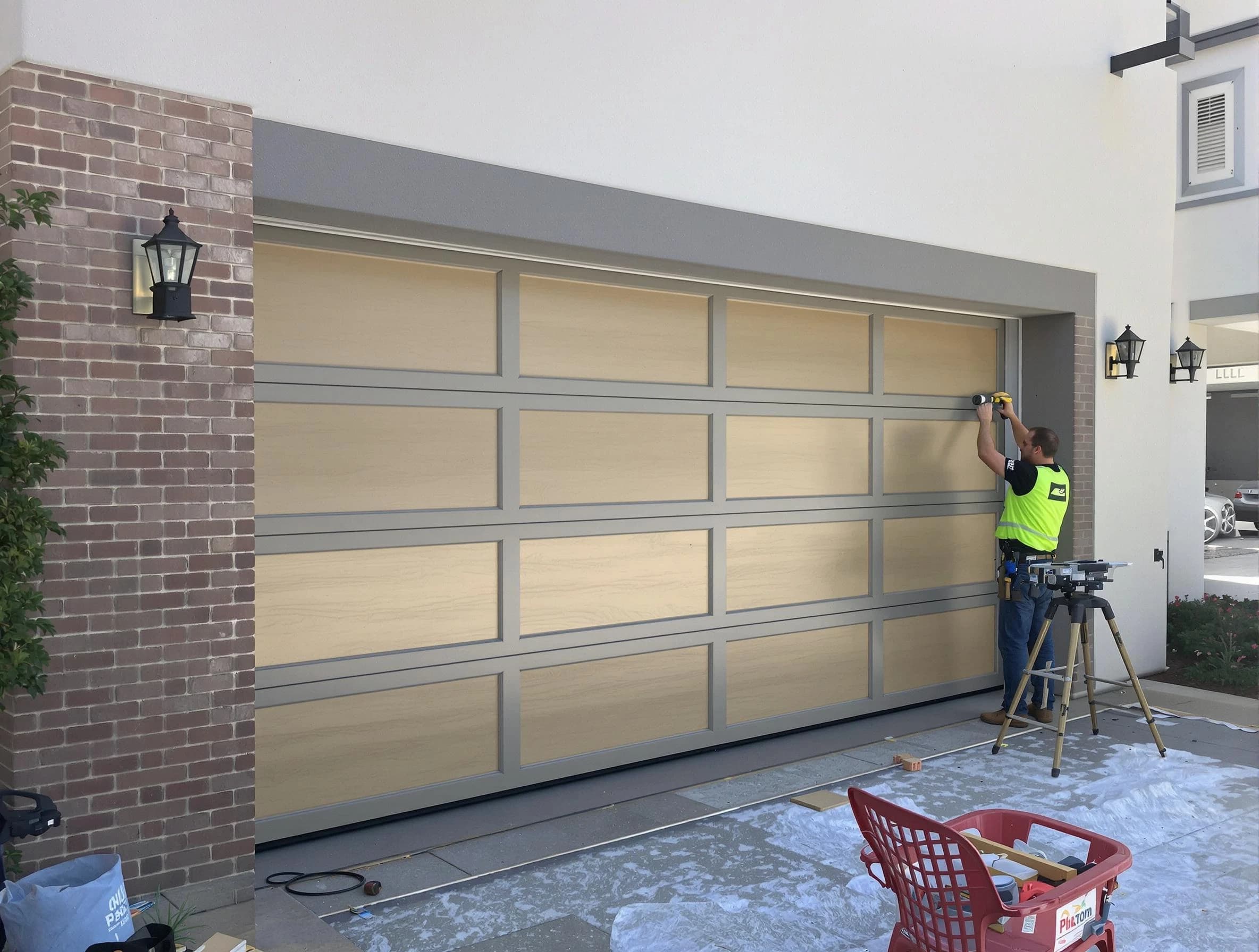 Garage door replacement service by Everett Garage Door Repair in Everett