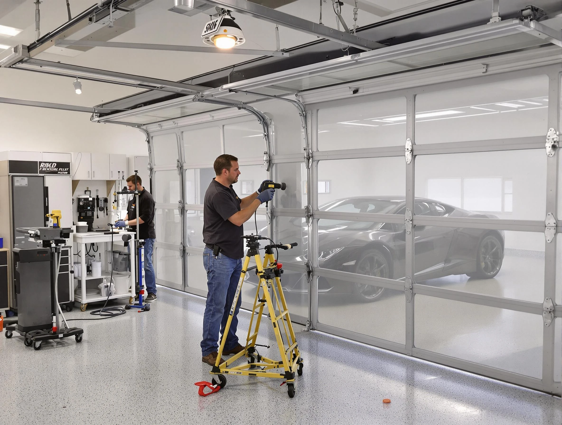 Garage Door Dents Repair in Everett