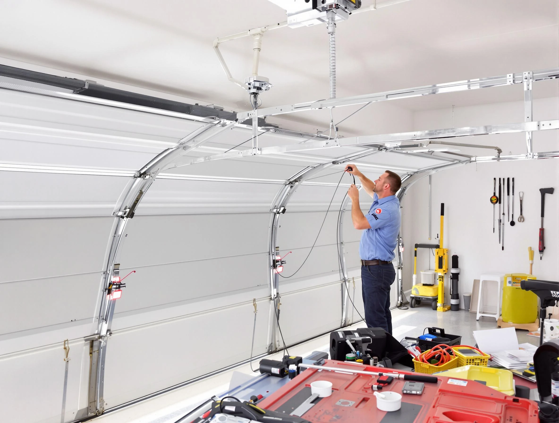 Garage door cable repair service by Everett Garage Door Repair in Everett