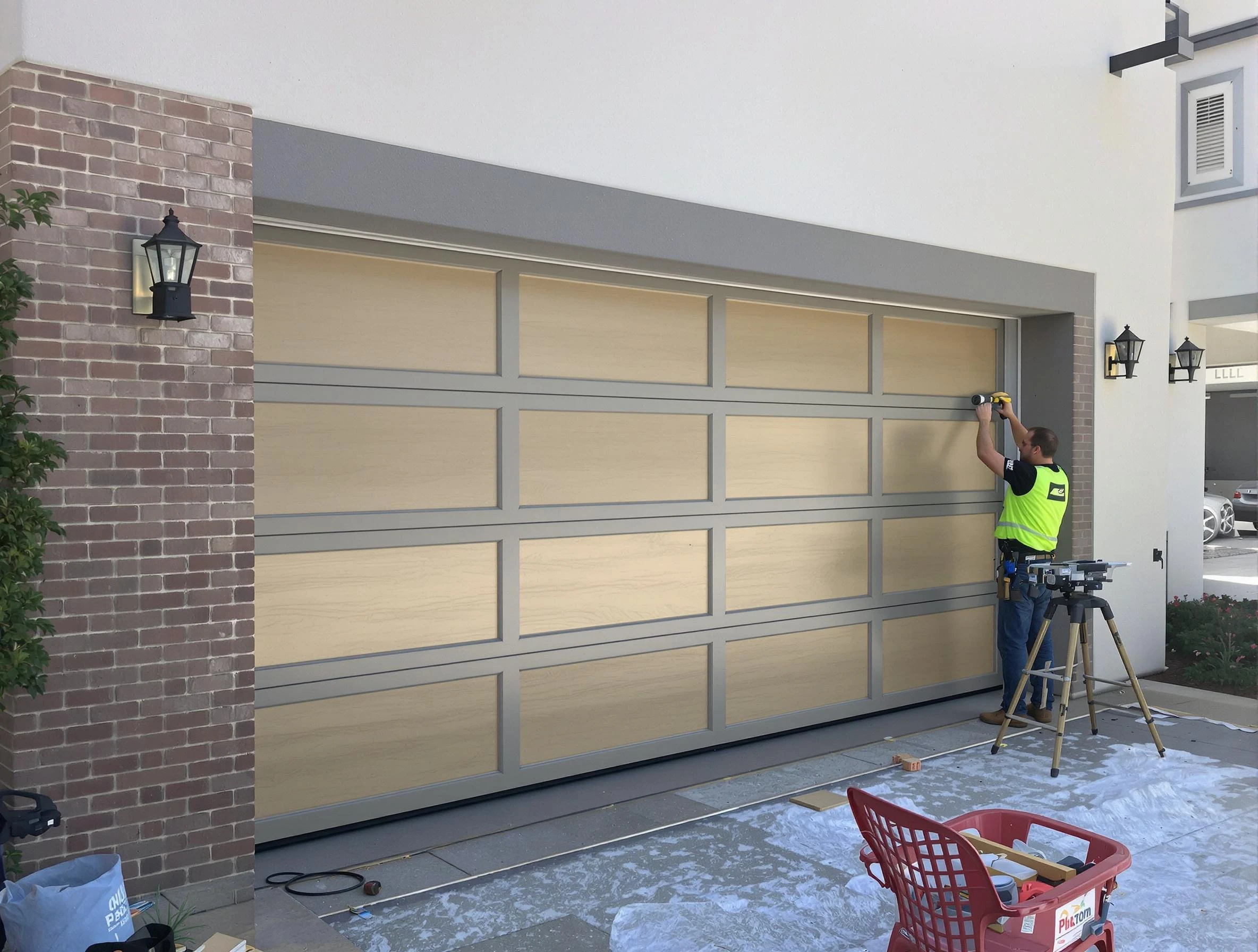 Garage door replacement service by Everett Garage Door Repair in Everett